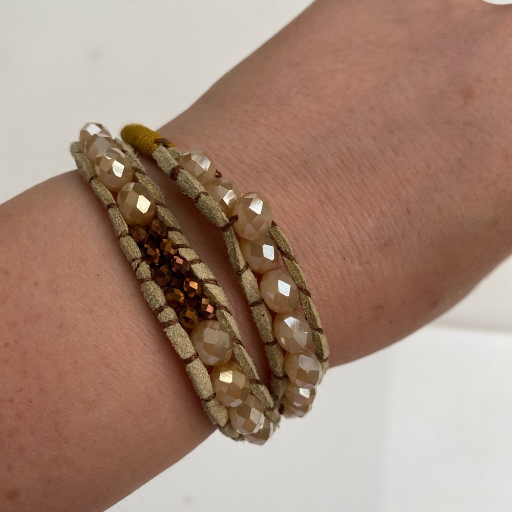 Handmade leather Mali Bracelet